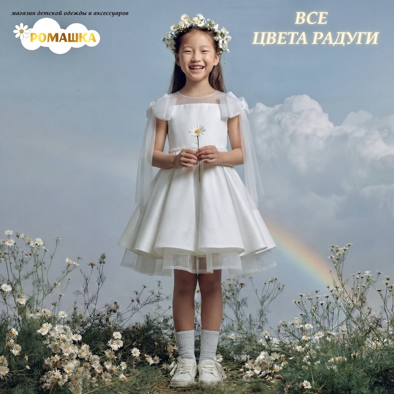 В магазине Ромашка наряды всех цветов радуги!