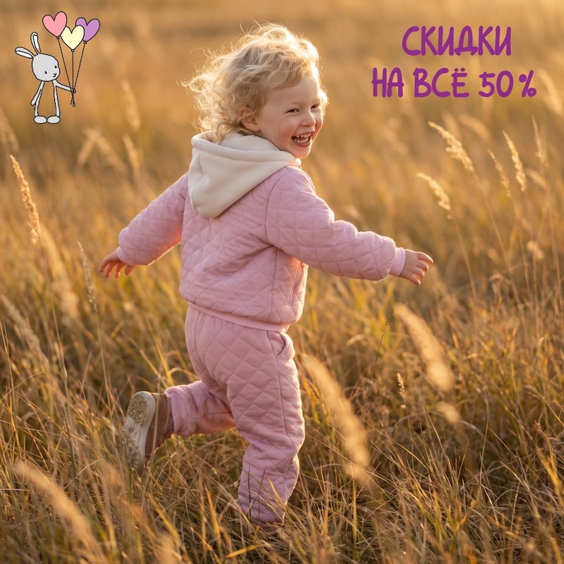 Скидки 50%.  
